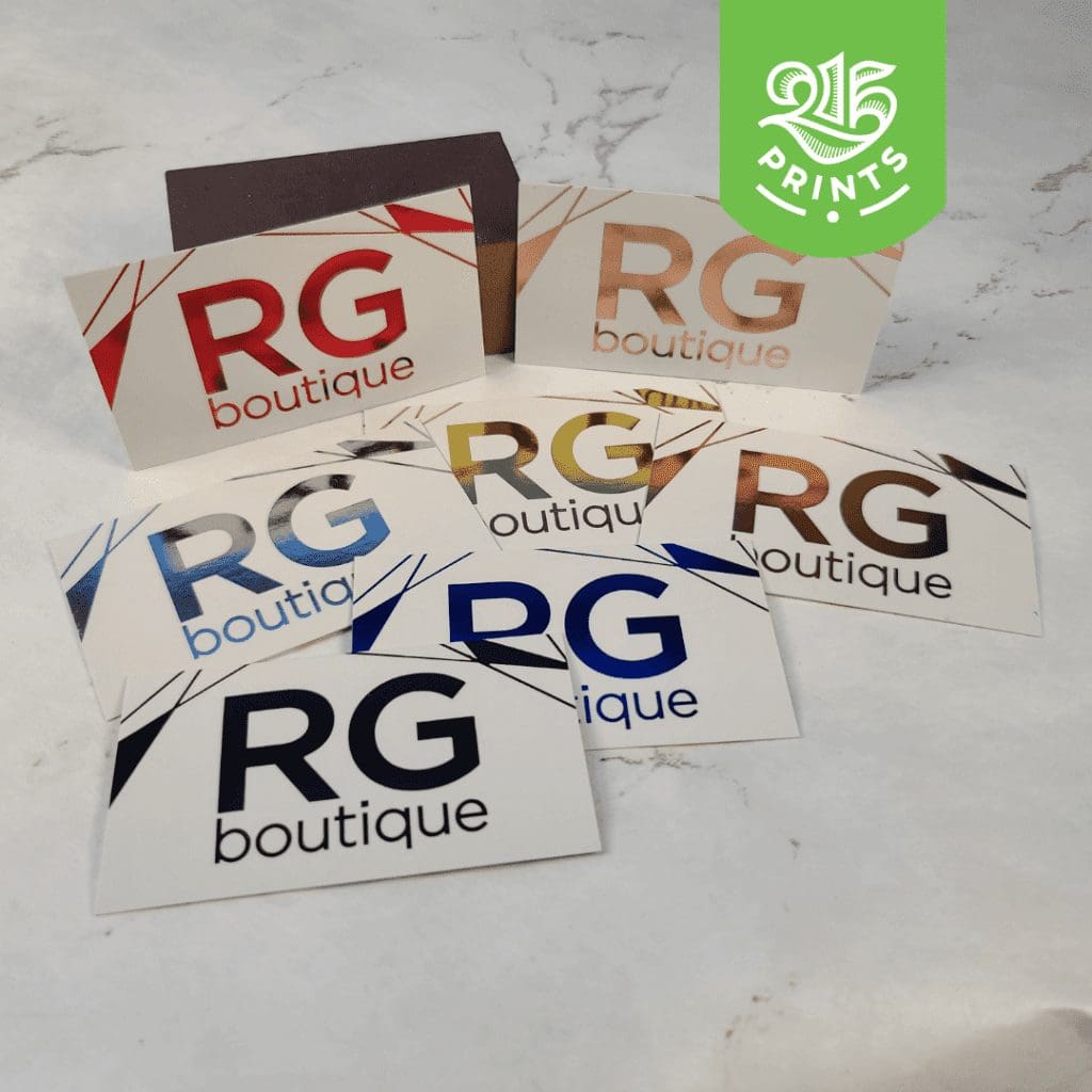 Foil Business Cards
