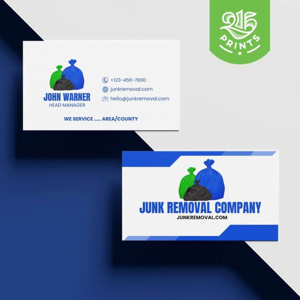 Bold business card