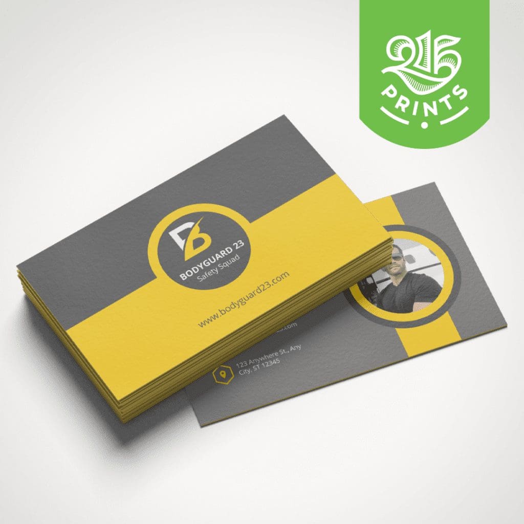 Bodyguard Business Card Template