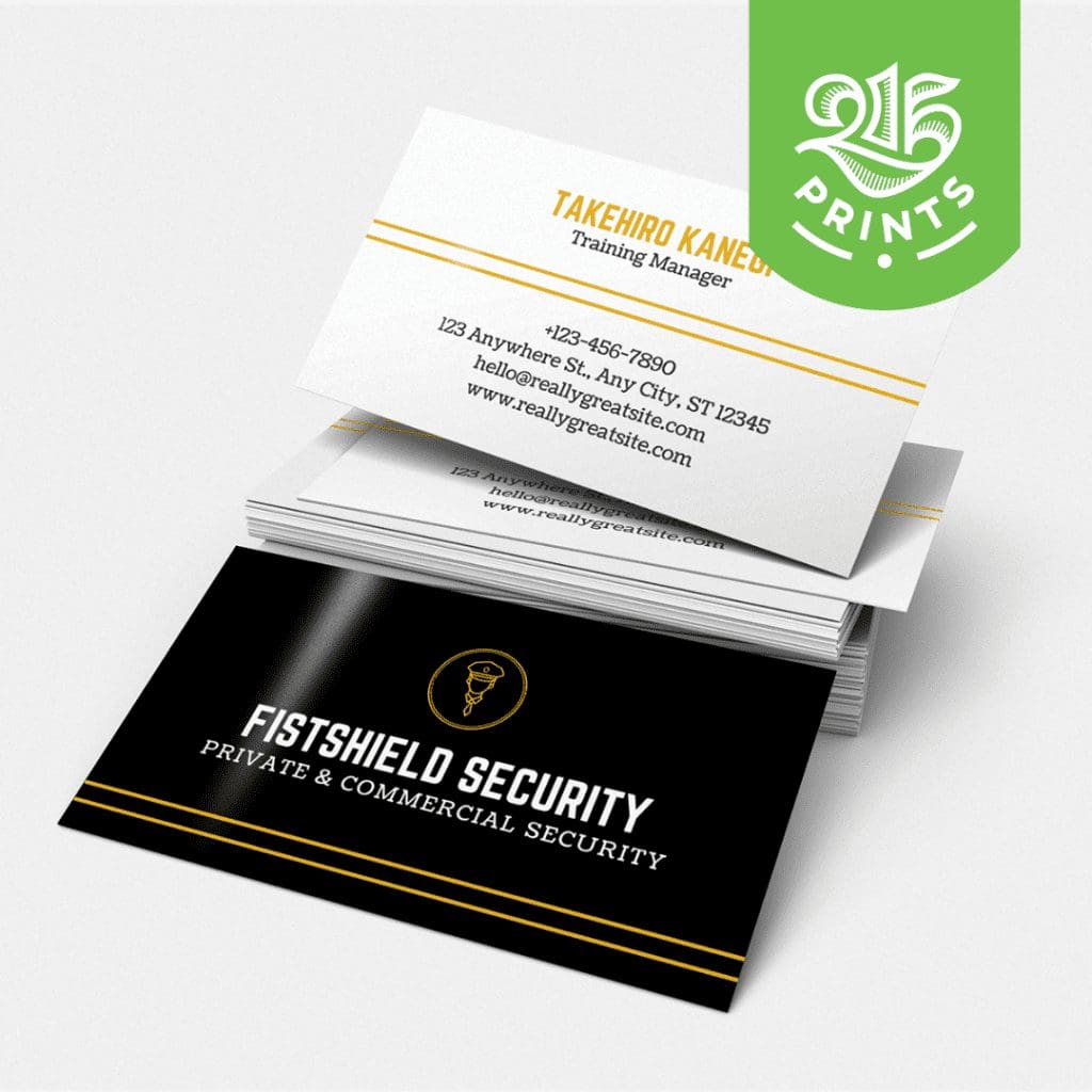 Security Solutions Card Design