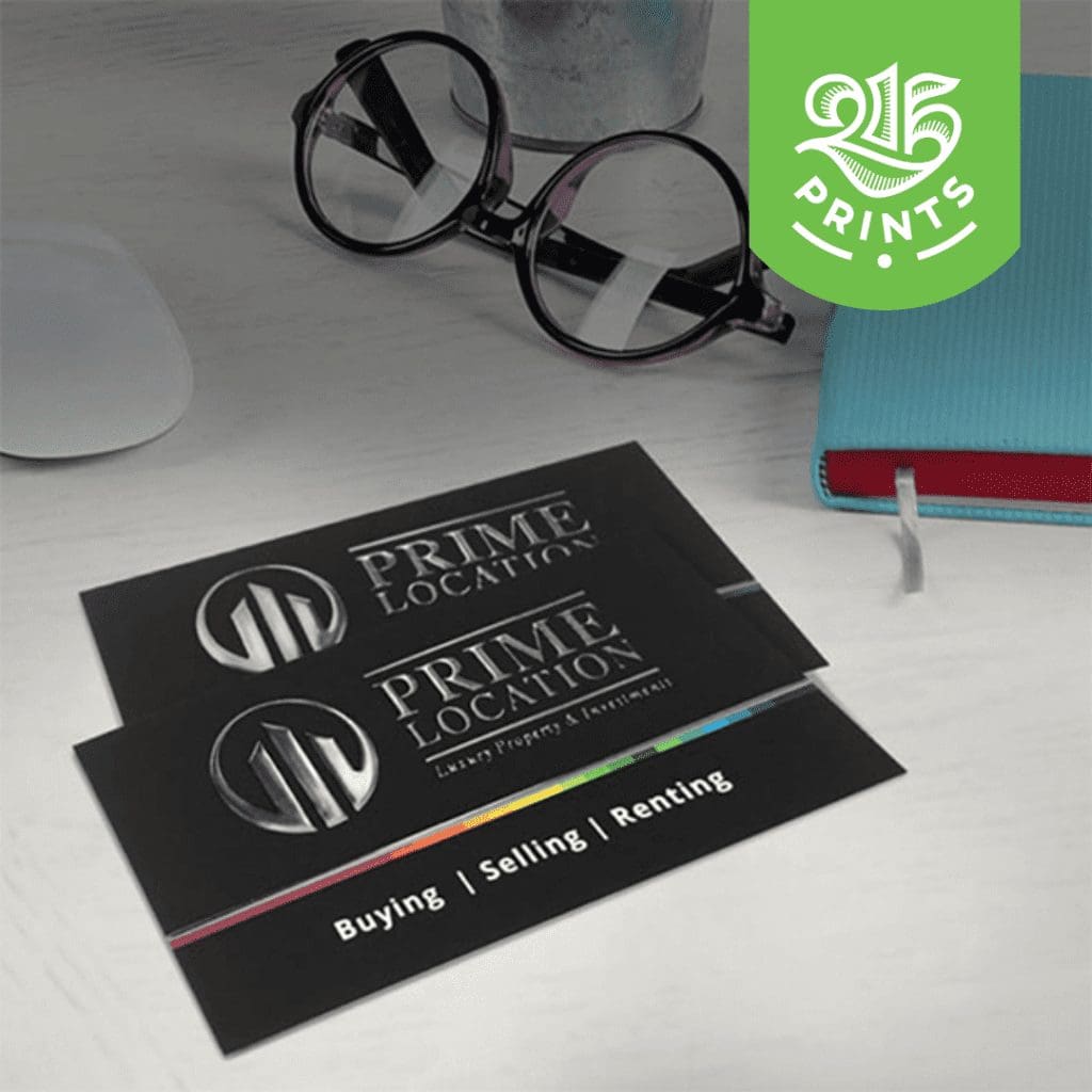 business cards philadelphia - spot uv