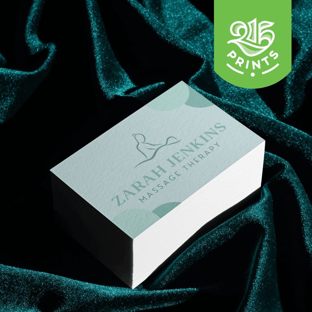 massage therapy business cards