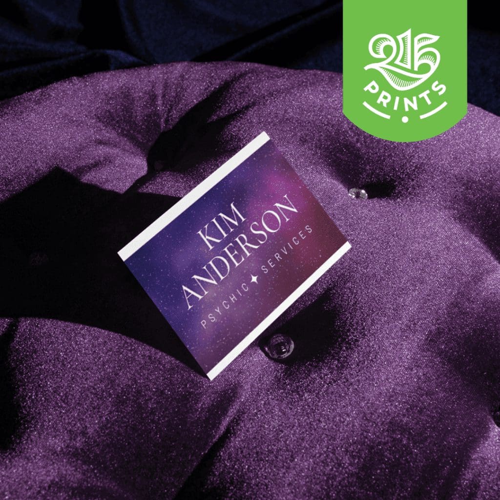 psychic medium business cards