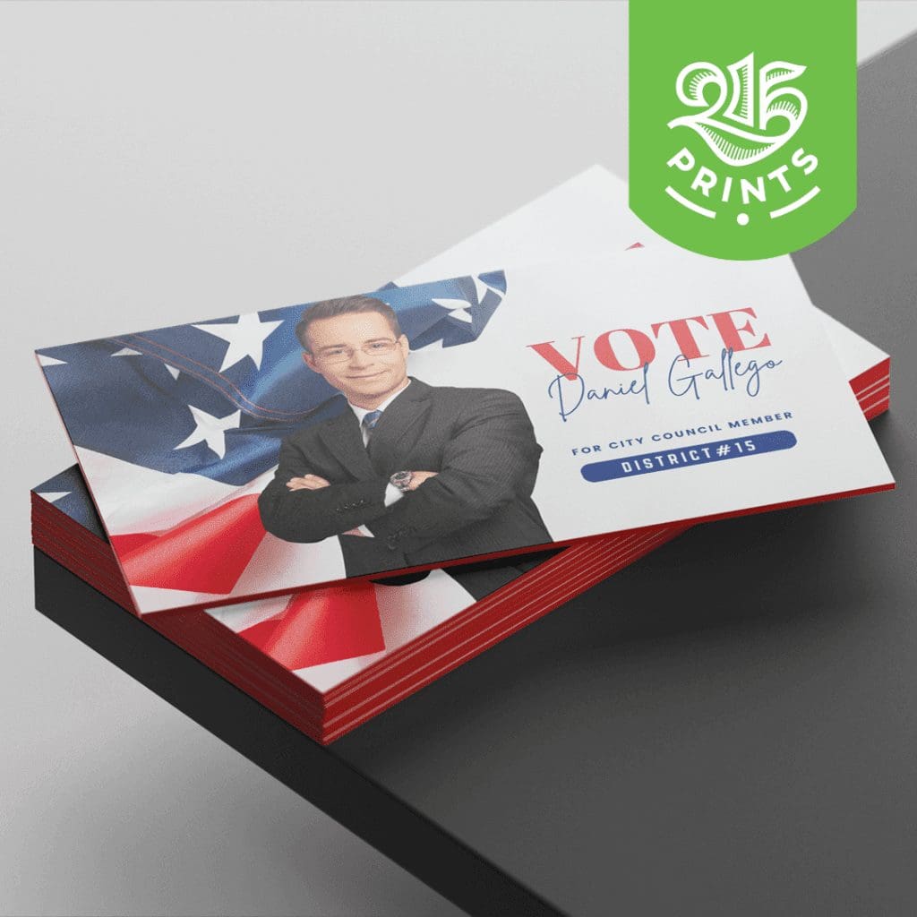 political business cards - Patriot Pride