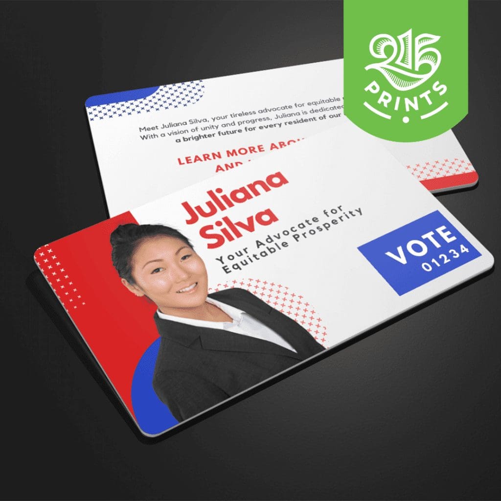 political business cards - Progressive Vision