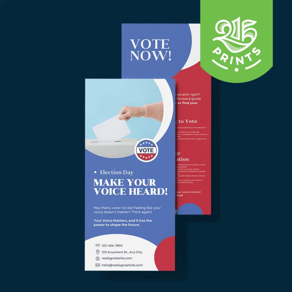 political palm cards