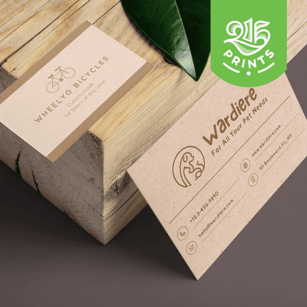 kraft paper postcards