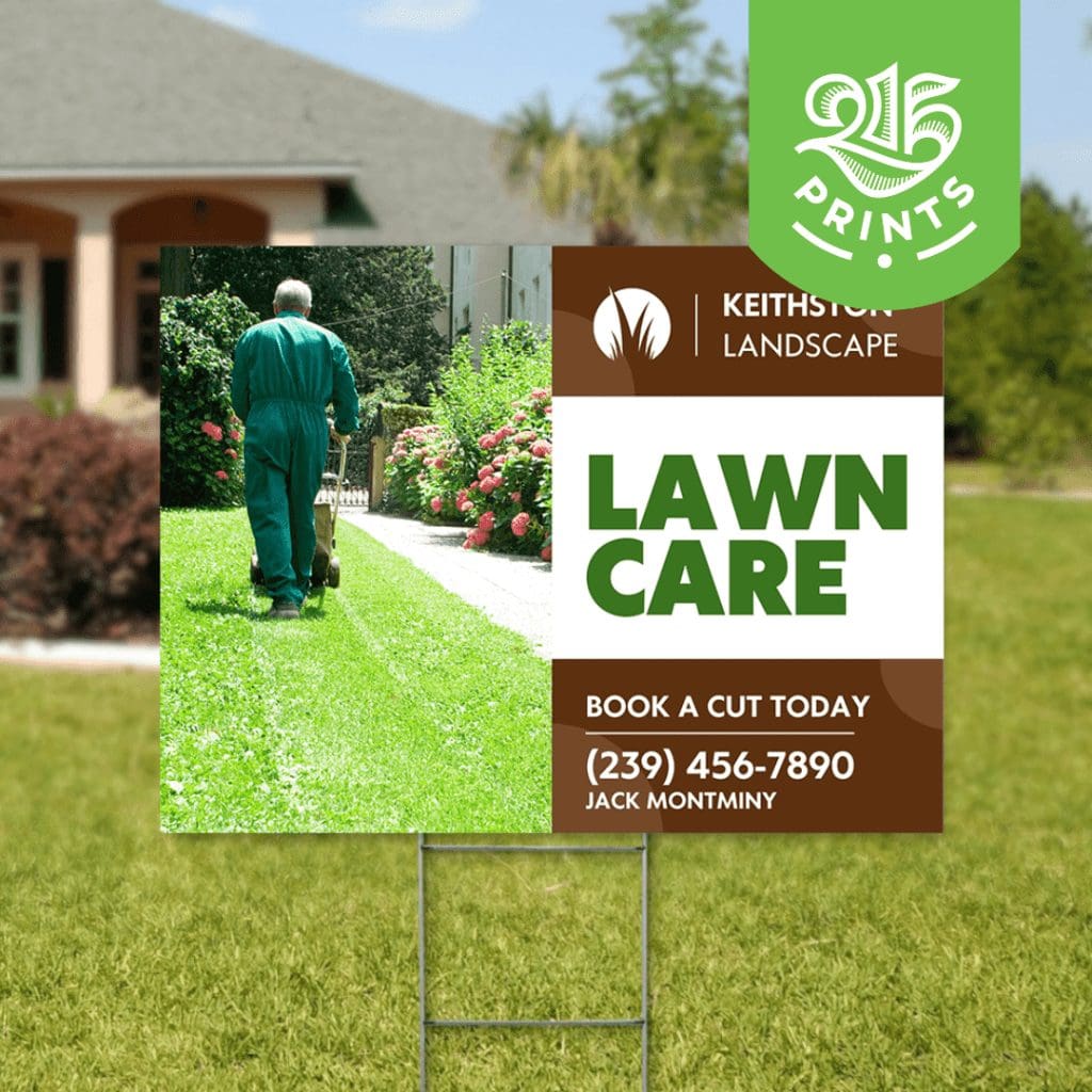 Landscape Yard Signs