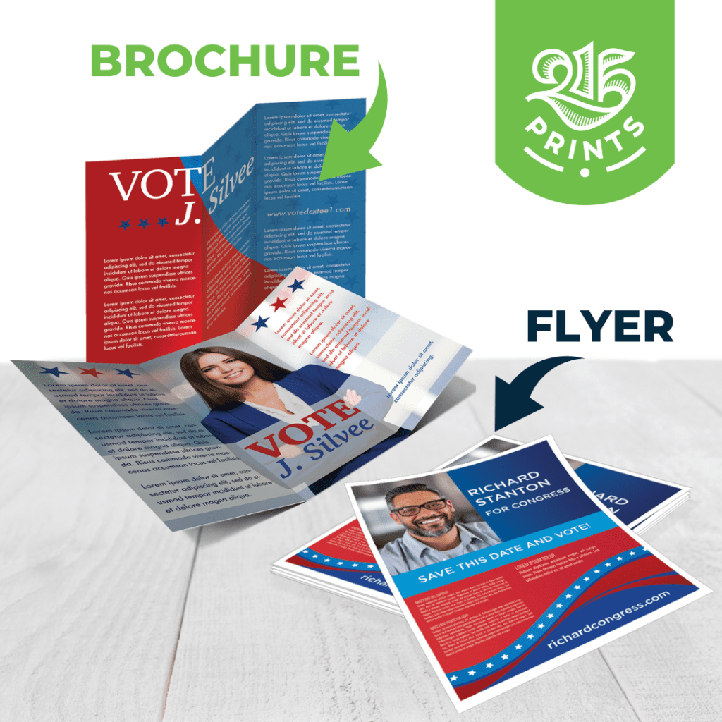 flyer vs brochure