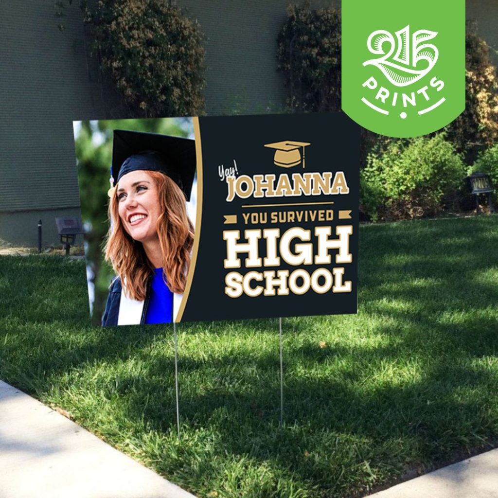 graduation yard signs
