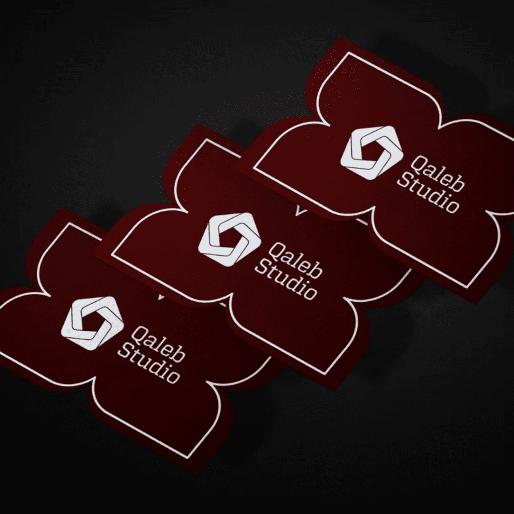 die cut business cards