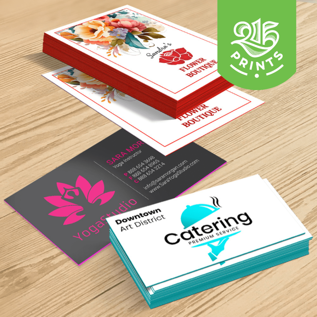Painted Edge Business Cards